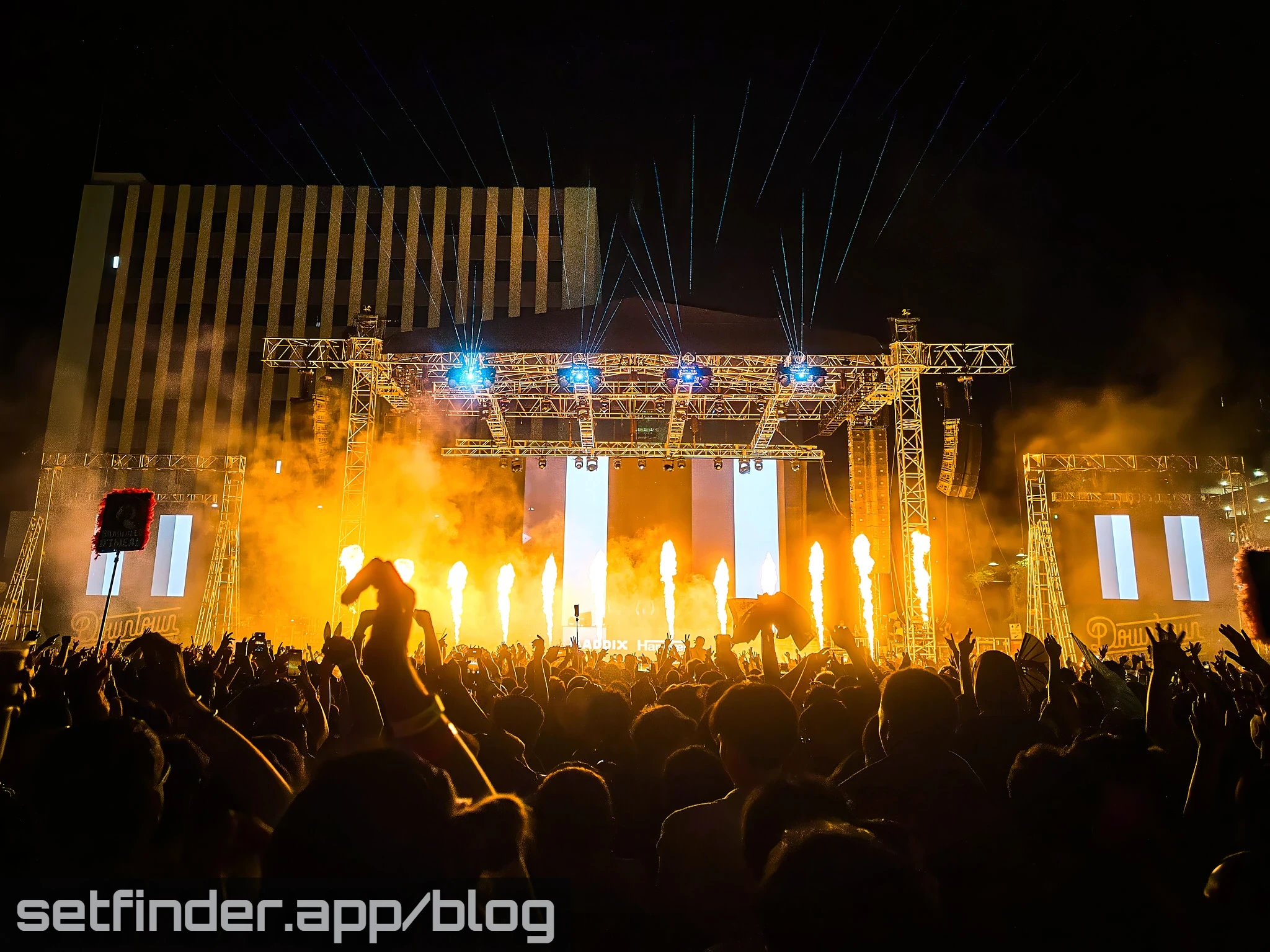 Hardwell B2B Maddix, MORTEN, Marie Vaunt, and the EDC Week crowd at Downtown Las Vegas Events Center, photo 15 of 42.