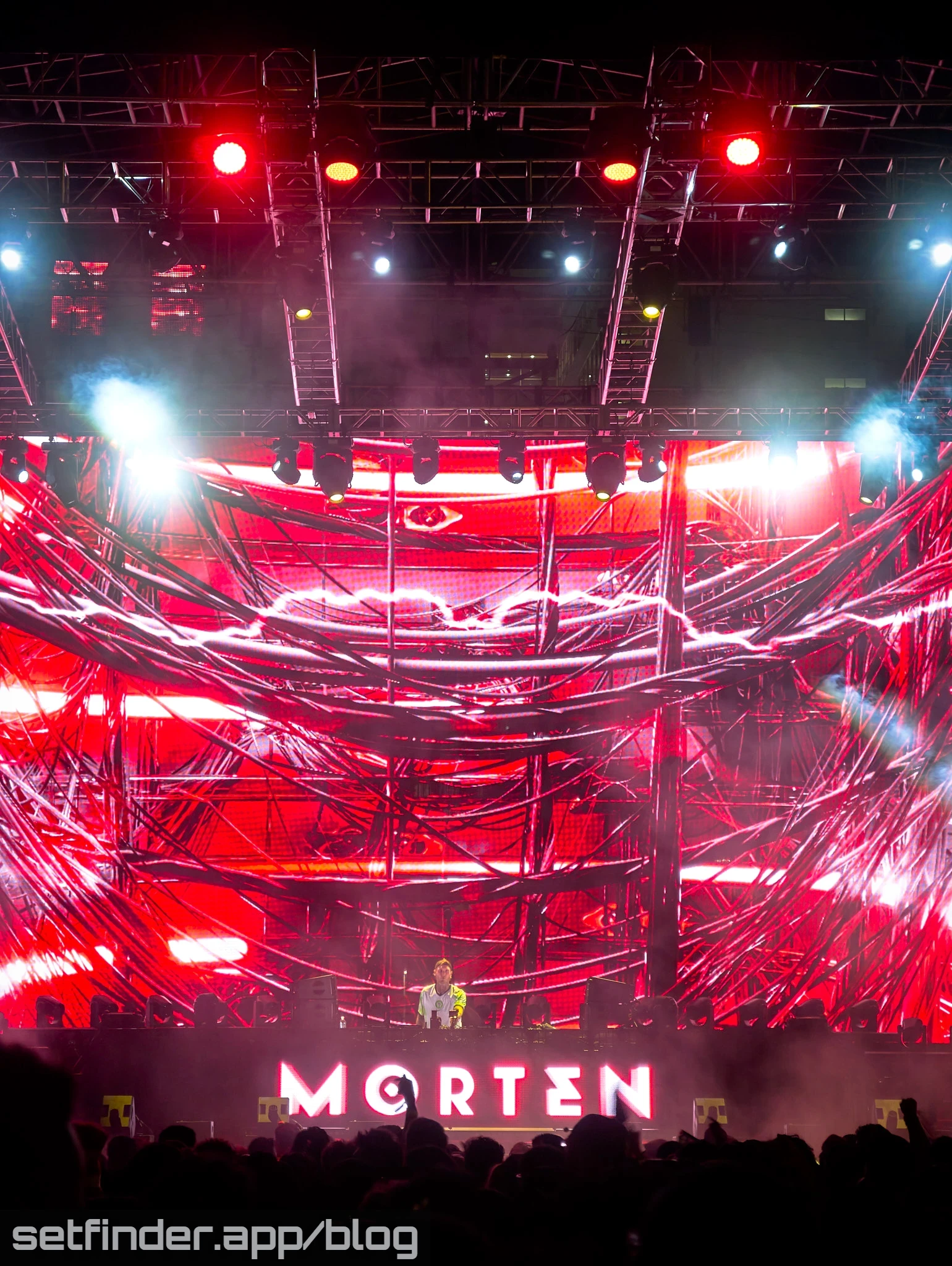 Hardwell B2B Maddix, MORTEN, Marie Vaunt, and the EDC Week crowd at Downtown Las Vegas Events Center, photo 6 of 42.