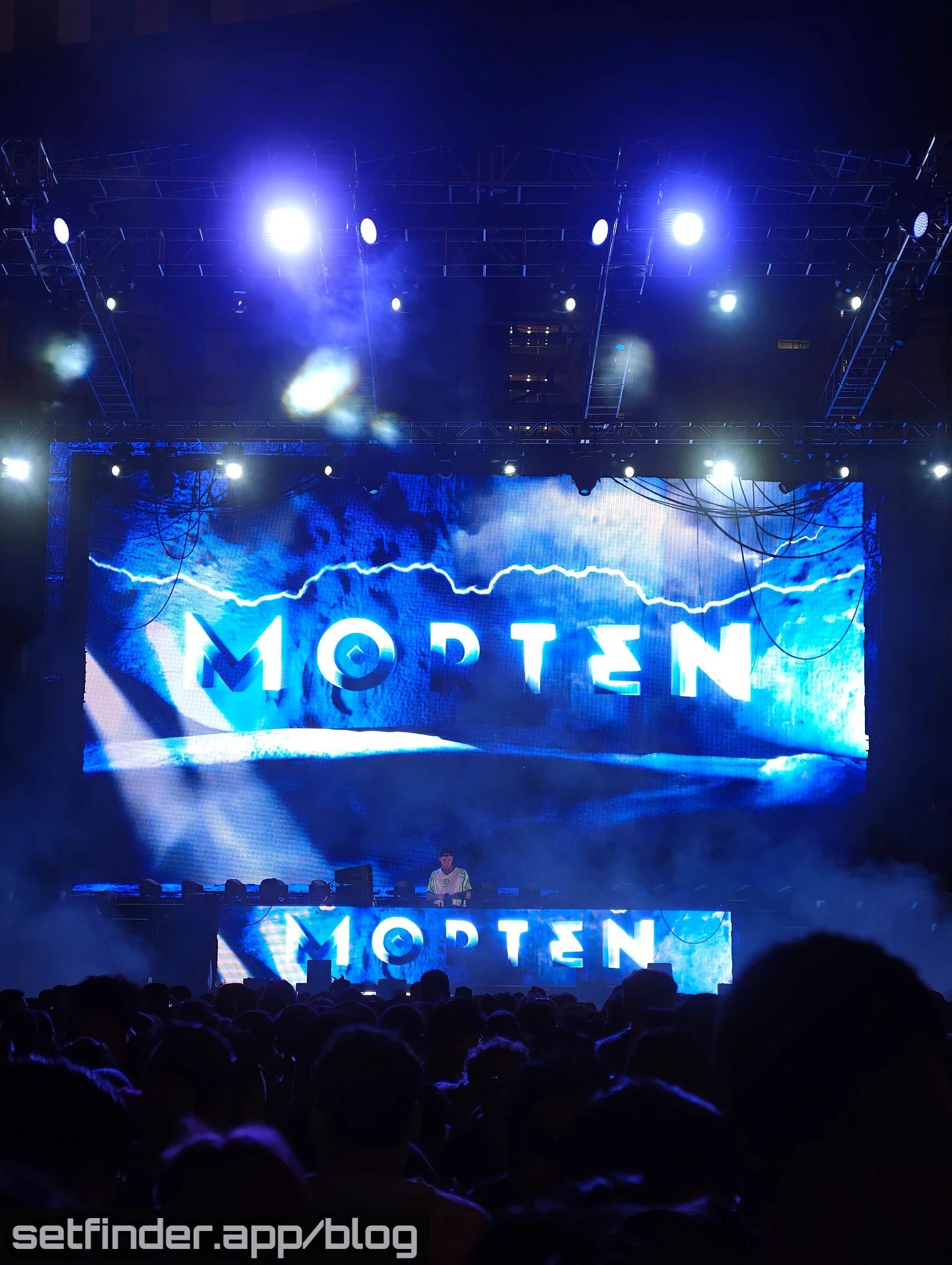 Hardwell B2B Maddix, MORTEN, Marie Vaunt, and the EDC Week crowd at Downtown Las Vegas Events Center, photo 9 of 42.